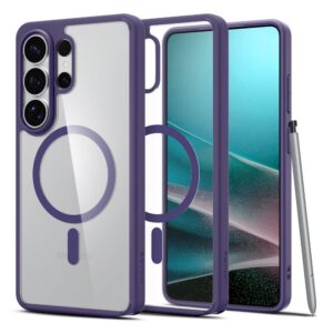 Dėklas Spigen Ultra Hybrid Mag MagSafe Galaxy S26 Ultra, tamsiai violetinis