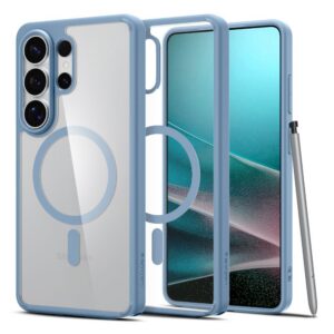 Dėklas Spigen Ultra Hybrid Mag MagSafe Galaxy S26 Ultra, šviesiai mėlynas