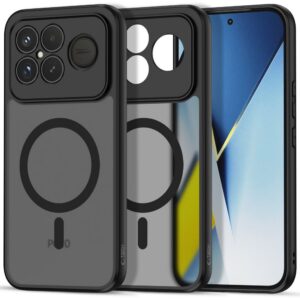 Dėklas Tech-Protect Magmat MagSafe Xiaomi Poco F8 Ultra, matinis juodas