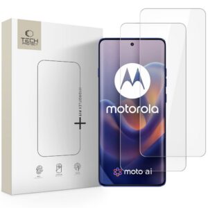 Apsauginė plėvelė Tech-Protect Hydro Flex+ Motorola Edge 60 / 60 Pro / 60 Fusion, skaidri, 2 vnt.