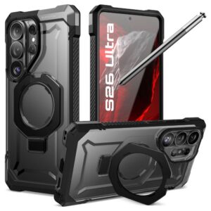 Dėklas Supcase UB Grip Mag MagSafe Samsung Galaxy S26 Ultra, juodas