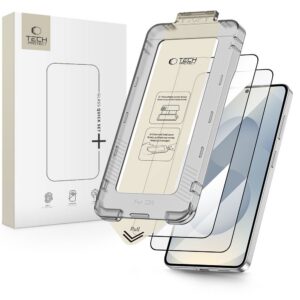 Apsauginis stiklas Tech-Protect Quick Set+ Galaxy S26, 2 vnt., juodas
