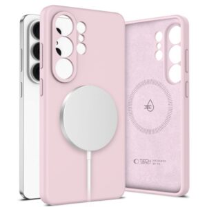 Dėklas Tech-Protect Silicone MagSafe Samsung Galaxy S26 Ultra, rožinis