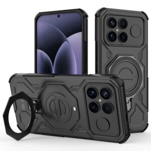 Dėklas Tech-Protect TacticStand MagSafe Xiaomi Poco F8 Ultra, matinis juodas