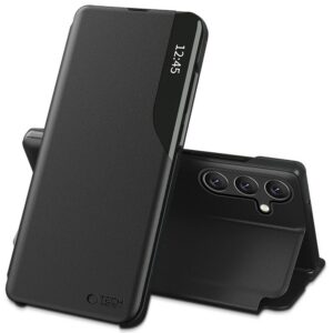 Dėklas Tech-Protect Smart View Samsung Galaxy A57 5G, juodas