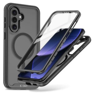 Dėklas Tech-Protect Defense MagSafe Samsung Galaxy A57 5G, matinis juodas