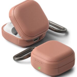 Dėklas Ringke Onyx Magnetic MagSafe Samsung Galaxy Buds 4 / Buds 4 Pro, koralinis