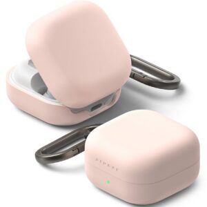 Dėklas Ringke Silicone Samsung Galaxy Buds 4 / Buds 4 Pro, rožinis