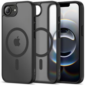 Dėklas Tech-Protect BasicMag MagSafe iPhone 16e / 17e, matinis juodas