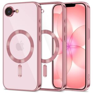 Dėklas Tech-Protect MagFlex Apple iPhone 16e / 17e, rausvo aukso