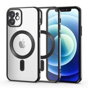 Dėklas Tech-Protect MagShine MagSafe iPhone 12 Juodas