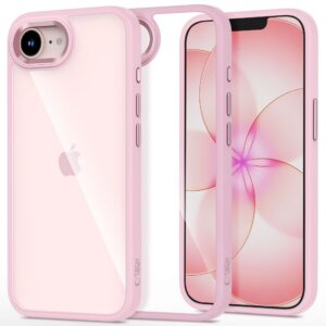 Dėklas Tech-Protect Magmat iPhone 16e / 17e, rožinis/skaidrus