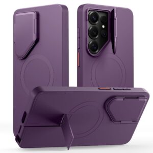 Dėklas Tech-Protect Kevlar Aura MagSafe Samsung Galaxy S26 Ultra, violetinis