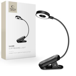 Skaitymo lempa su segtuku Tech-Protect LL100, juoda