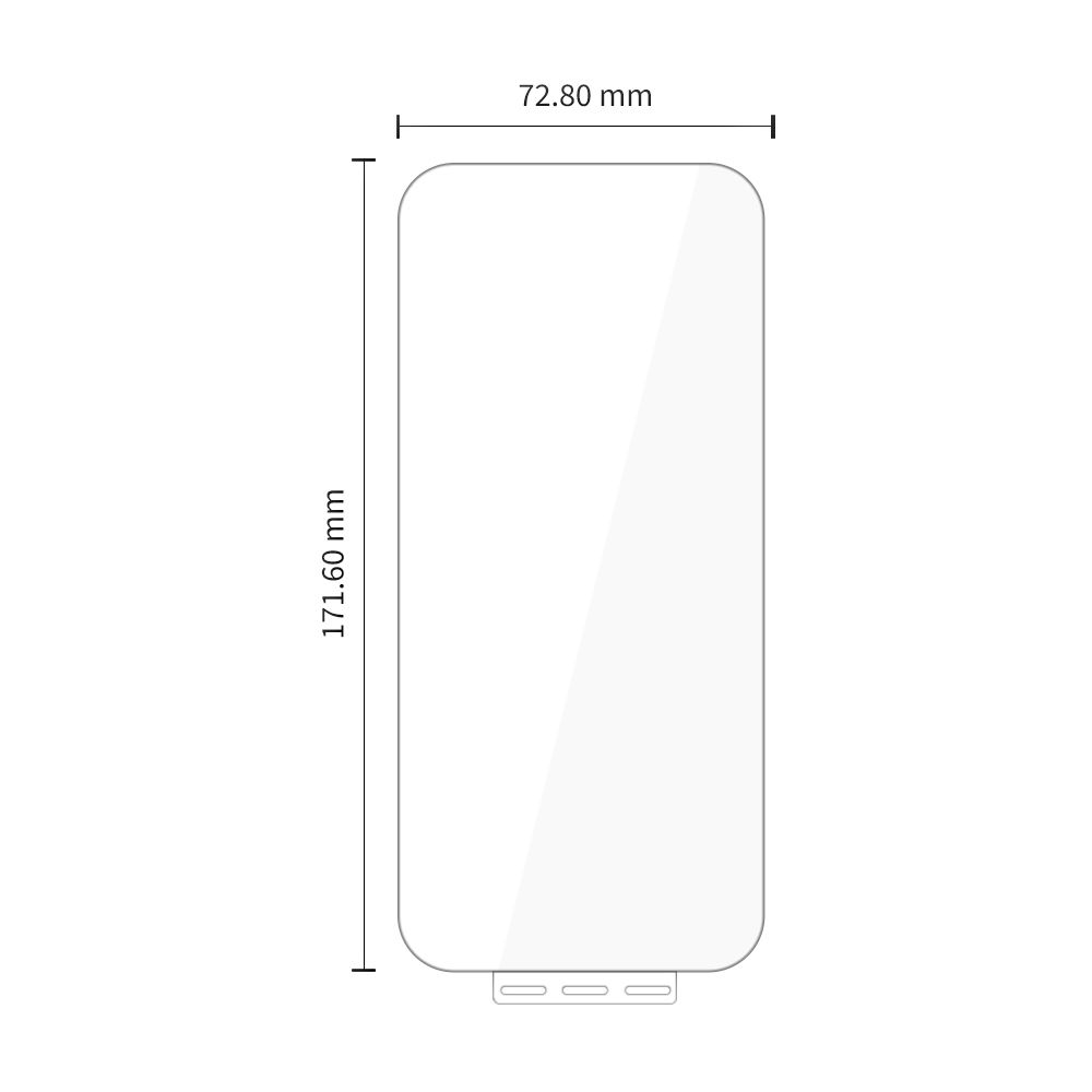 Apsauginė plėvelė Tech-Protect Hydro Flex+ Motorola Edge 70 Fusion / 70 Fusion+ 5G / 70 Pro, 2 vnt., skaidri - Image 2