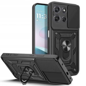 Dėklas Tech-Protect CamShield Pro Motorola Moto G57 Power / G67 Power, juodas