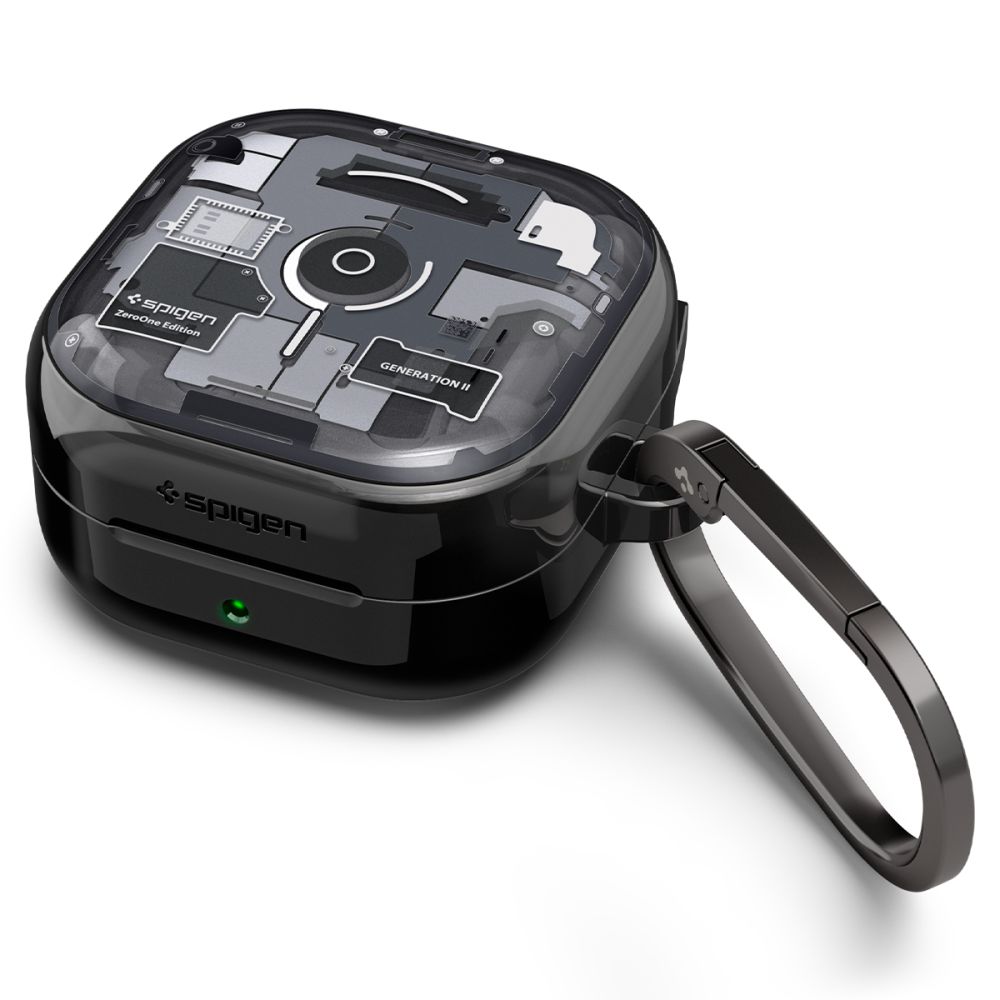 Dėklas Spigen Ultra Hybrid Zero One Samsung Galaxy Buds 4 / 4 Pro, juodas
