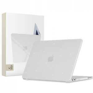 Dėklas Tech-Protect SmartShell MacBook Neo 13 2026, skaidrus su blizgučiais