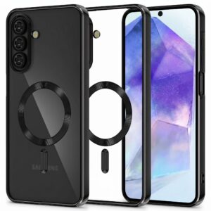 Dėklas Tech-Protect MagFlex MagSafe Samsung Galaxy A27 5G, blizgus juodas