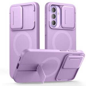 Dėklas Tech-Protect Kevlar Aura MagSafe Samsung Galaxy A57 5G, violetinis