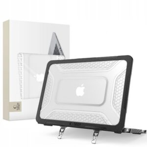 Dėklas Tech-Protect Kevlar Pro MacBook Neo 13 (2026), matinis juodas / skaidrus