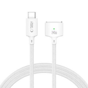 Kabelis Tech-Protect MMC01 Ultraboost USB-C į MagSafe 3, MacBook, 140W, 200 cm, baltas