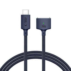 Kabelis Tech-Protect MMC01 Ultraboost USB-C į MagSafe 3, MacBook, 140W, 200 cm, tamsiai mėlynas