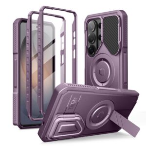 Dėklas Tech-Protect Kevlar MagSafe Galaxy S26 Ultra, violetinis