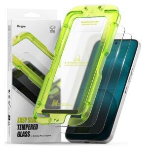 Apsauginis stiklas Ringke Easy Slide Nothing Phone 4A Pro, 2 vnt., skaidrus