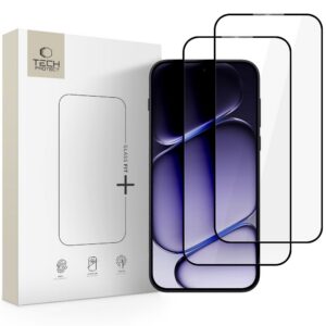 Apsauginis stiklas Tech-Protect Glass Fit+ OnePlus Nord 6 (2 vnt.), juodas