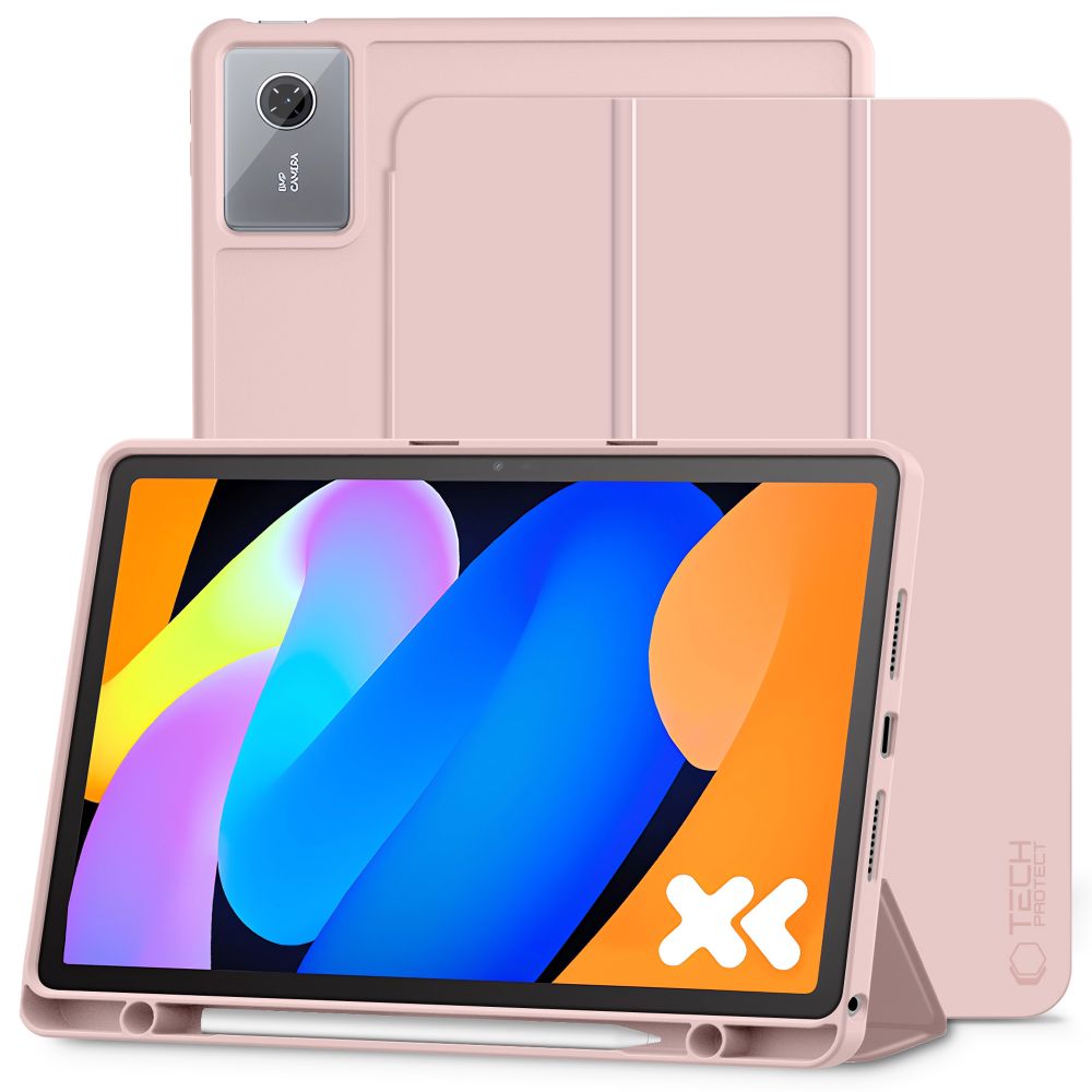 Dėklas Tech-Protect SmartCase Pen Lenovo Idea Tab / K11 Gen 2 11.0 (TB-336), rožinis