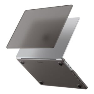 Dėklas Spigen AirSkin MacBook Pro 16 M1-M5 / M5 Pro / M5 Pro Max 2021-2026, matinis juodas
