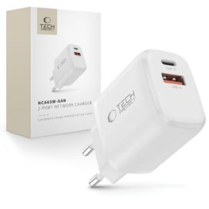 Įkroviklis Tech-Protect NCA65W-GAN PD 65W / QC3.0, baltas