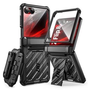 Dėklas Supcase Unicorn Beetle Pro Samsung Galaxy Z Flip 8, juodas