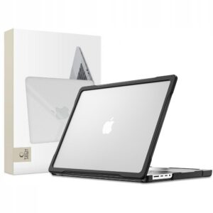 Dėklas Tech-Protect Velar MacBook Pro 14 M1-M5 Pro / M5 Pro Max 2021-2026, juodas / matinis skaidrus