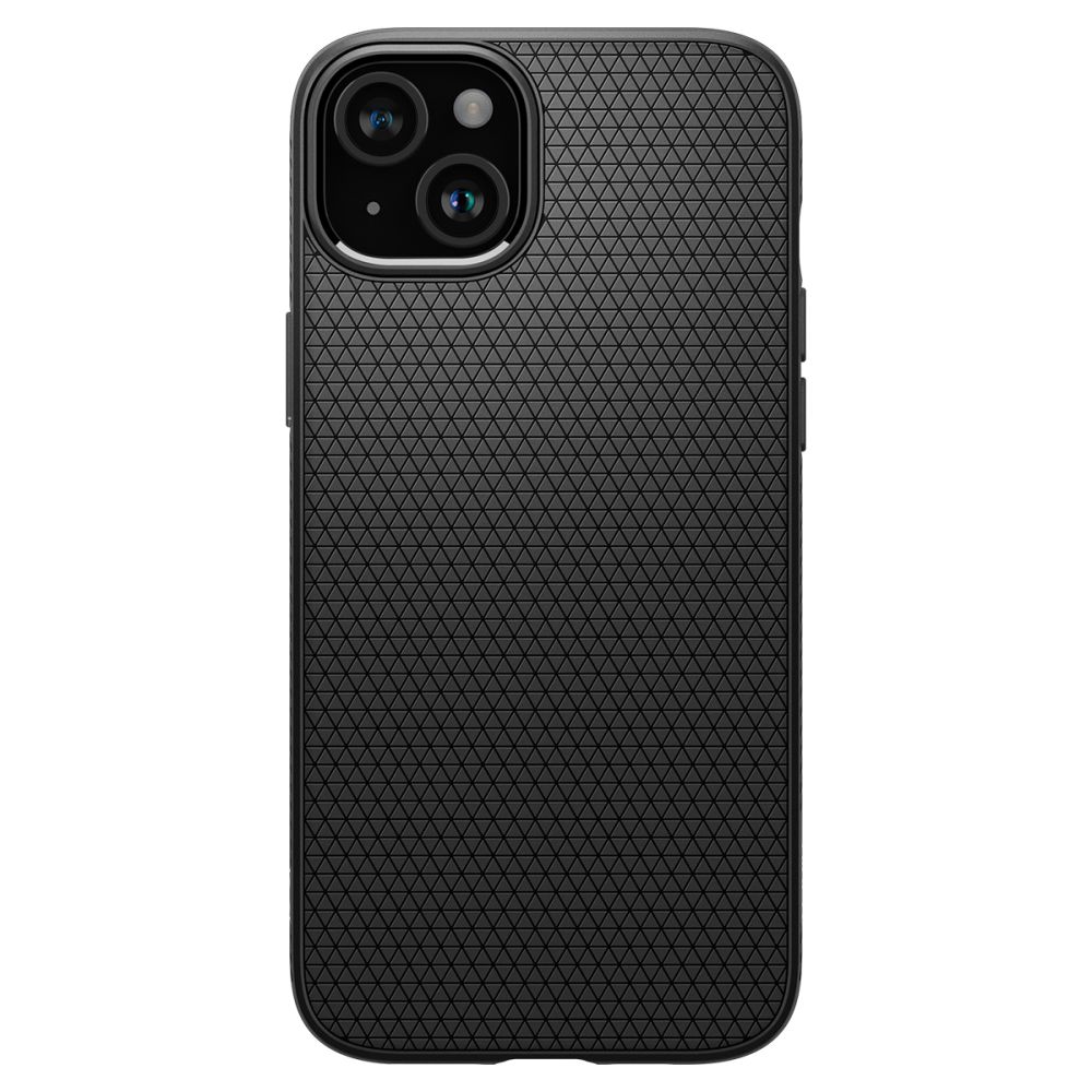 Dėklas Spigen Liquid Air iPhone 15 Matinis Juodas - Image 2