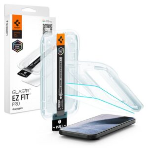 Apsauginis stiklas Spigen Glas.tR EZ Fit Pro Google Pixel 11 Pro XL, 2 vnt., skaidrus