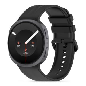 Dirželis Tech-Protect Silicone Evo Samsung Galaxy Watch 8 / 9 / Classic (40 / 44 / 46 mm), juodas