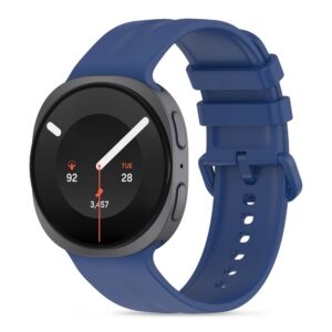 Dirželis Tech-Protect Silicone Evo Samsung Galaxy Watch 8 / 9 / Classic (40 / 44 / 46 mm), tamsiai mėlynas