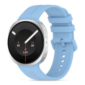 Dirželis Tech-Protect Silicone Evo Samsung Galaxy Watch 8 / 9 / Classic (40 / 44 / 46 mm), šviesiai mėlynas