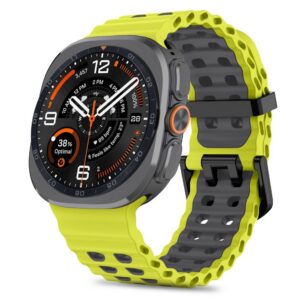 Dirželis Tech-Protect Iconband Pro Samsung Galaxy Watch Ultra 1 / 2 2024-2026 (47 mm), žalias-juodas
