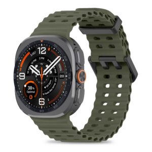 Dirželis Tech-Protect Iconband Pro Samsung Galaxy Watch Ultra 1 / 2 2024-2026 (47 mm), tamsiai žalias