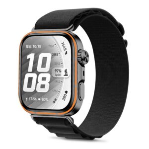 Dirželis Tech-Protect Nylon Pro Huawei Watch FIT 3 / 4 / 4 Pro / 5 / 5 Pro, juodas