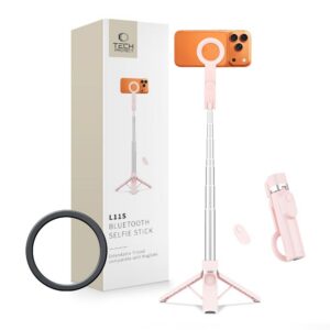 Selfie lazda su trikoju Tech-Protect L11S MagSafe, rožinė