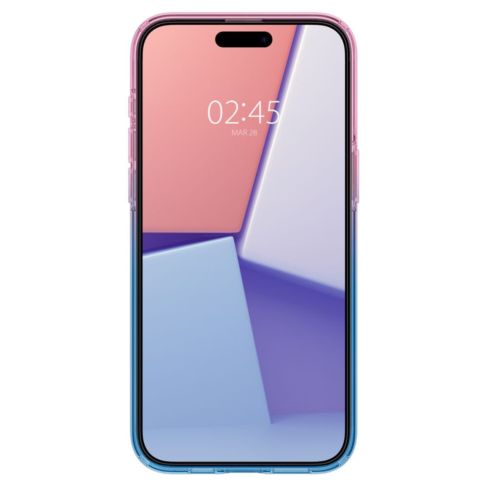 Dėklas Spigen Liquid Crystal iPhone 15 Pro, rausvas gradientas - Image 2