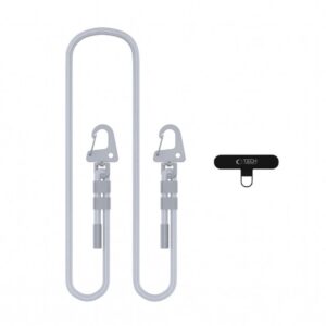 Dirželis telefonui Tech-Protect C5SD Rope CrossBody, pilkas