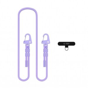 Dirželis telefonui Tech-Protect C5SD Rope CrossBody, alyvinis