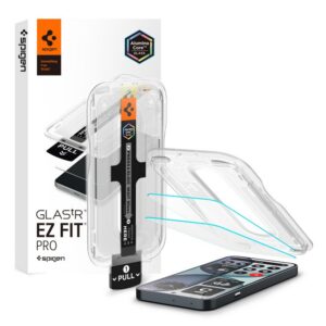 Apsauginis stiklas Spigen Glas.tR EZ Fit Pro AC Nothing Phone 4A, 2 vnt., skaidrus