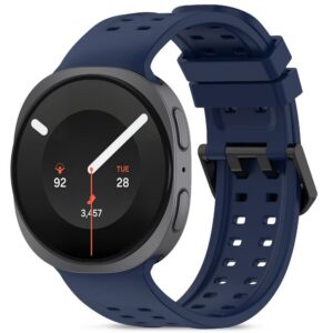 Dirželis Tech-Protect Silicone Air Samsung Galaxy Watch 8 / 9 / Classic (40 / 44 / 46 mm), tamsiai mėlynas
