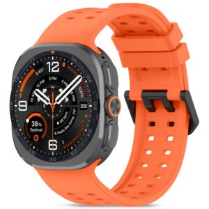 Dirželis Tech-Protect Silicone Air Samsung Galaxy Watch Ultra 1 / 2 2024-2026 (47 mm), oranžinis